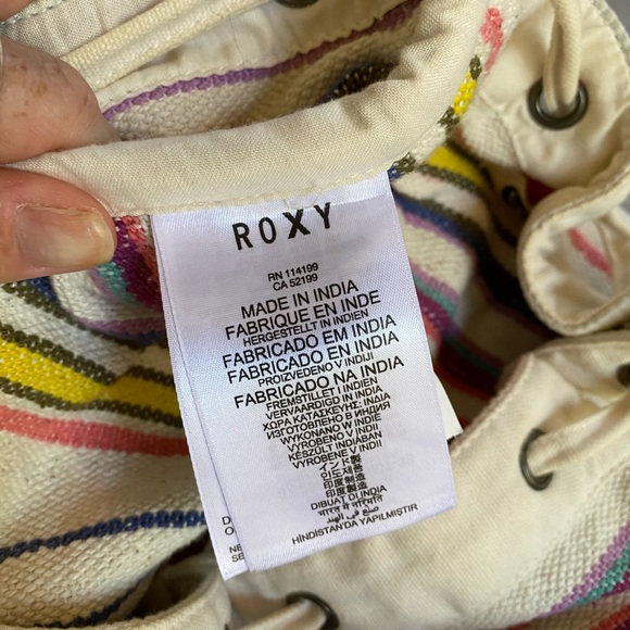 Roxy canvas multicolor backpack - Picture 9 of 12